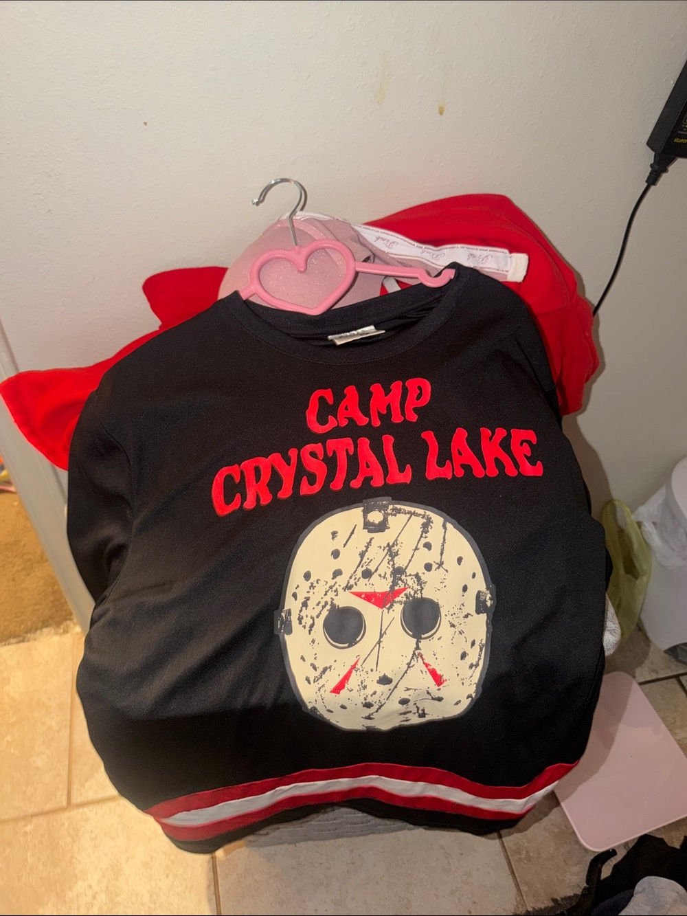 Camp Crystal Lake Black Graphic Sweatshirt